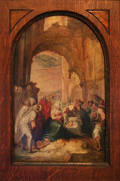 Karel van Mander The Adoration of the Shepherds oil painting picture